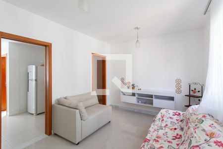 Sala de apartamento à venda com 3 quartos, 77m² em São Luiz, Belo Horizonte