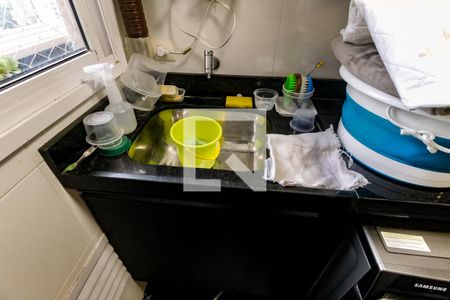 Apartamento à venda com 90m², 3 quartos e 2 vagasDetalhe da area de serviço