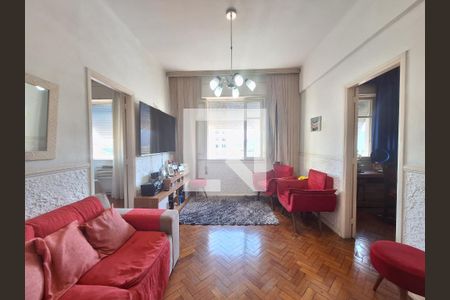 Sala de apartamento à venda com 3 quartos, 77m² em Centro, Rio de Janeiro