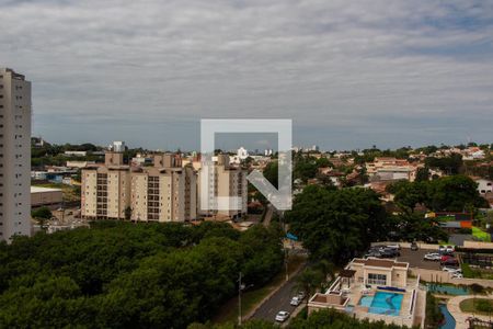 VISTA DA SACADA de apartamento à venda com 2 quartos, 70m² em Mansões Santo Antônio, Campinas