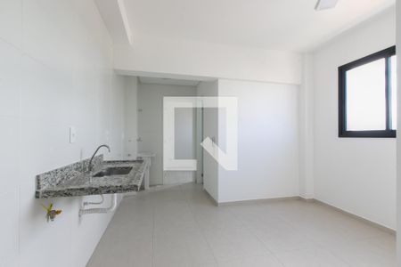 Sala / Cozinha de apartamento para alugar com 1 quarto, 27m² em Vila Curuçá, São Paulo