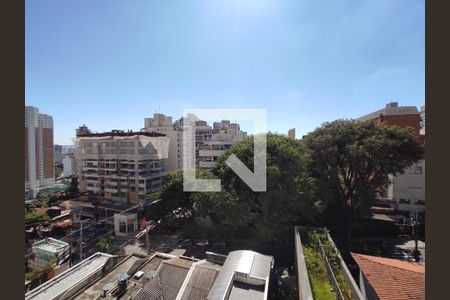 Vista da Varanda  de apartamento à venda com 1 quarto, 34m² em Perdizes, São Paulo