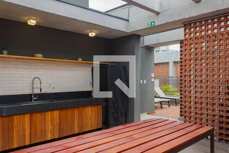 Studio à venda com 27m², 1 quarto e sem vaga Studio à venda com 27m², 1 quarto e sem vagaÁrea gourmet