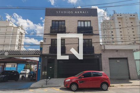 Studio para alugar com 28m², 1 quarto e sem vaga Studio para alugar com 28m², 1 quarto e sem vagaFachada