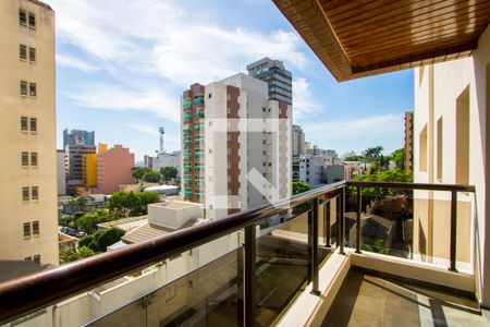Varanda da sala de apartamento à venda com 3 quartos, 160m² em Vila Bastos, Santo André