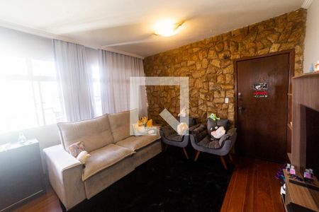Sala de apartamento à venda com 3 quartos, 100m² em São Pedro, Belo Horizonte