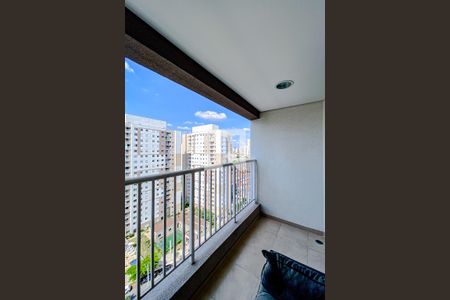 Varanda da Sala de apartamento para alugar com 1 quarto, 38m² em Belenzinho, São Paulo