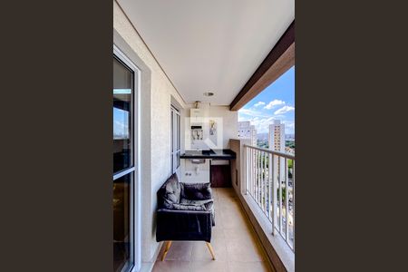 Varanda da Sala de apartamento para alugar com 1 quarto, 38m² em Belenzinho, São Paulo