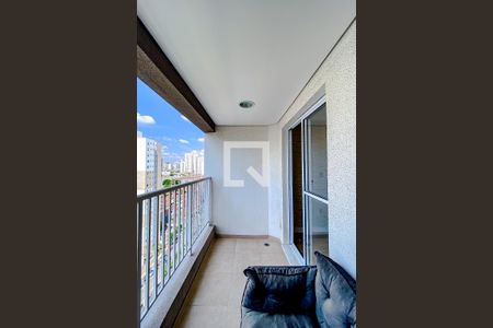 Varanda da Sala de apartamento para alugar com 1 quarto, 38m² em Belenzinho, São Paulo