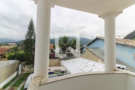 Suíte 1 - Varanda de casa de condomínio à venda com 4 quartos, 320m² em Vargem Pequena, Rio de Janeiro