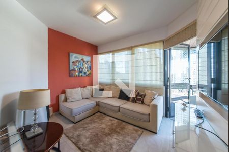 Sala de apartamento para alugar com 1 quarto, 49m² em Cidade Monções, São Paulo