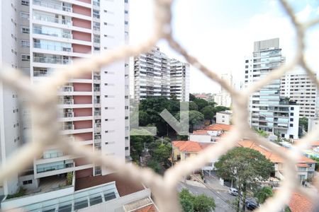 Vista da Sacada de apartamento para alugar com 1 quarto, 30m² em Sumaré, São Paulo