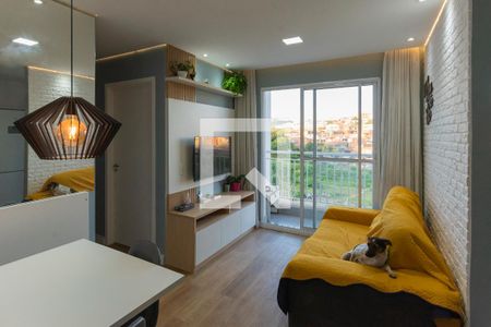 Sala de apartamento à venda com 2 quartos, 52m² em Jardim do Lago, Campinas