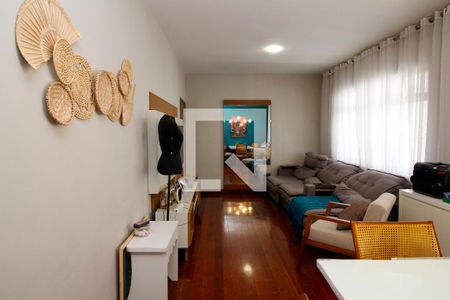 Sala de apartamento à venda com 3 quartos, 109m² em Funcionários, Belo Horizonte