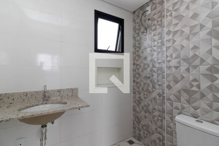 Banheiro de apartamento à venda com 1 quarto, 32m² em Vila Ré, São Paulo