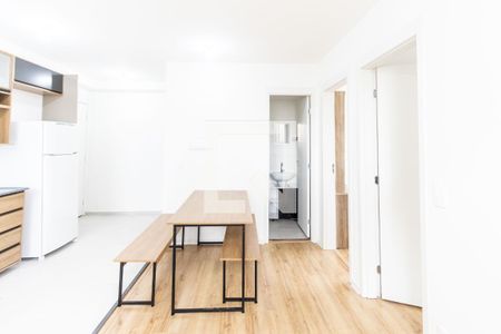 Sala/Cozinha de apartamento para alugar com 2 quartos, 41m² em Barra Funda, São Paulo