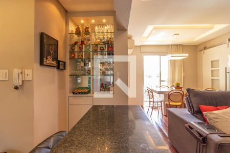 Apartamento à venda com 67m², 2 quartos e 2 vagasCozinha - Sala