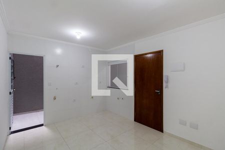 Sala e Cozinha Integrada  de apartamento à venda com 1 quarto, 30m² em Vila Marieta, São Paulo