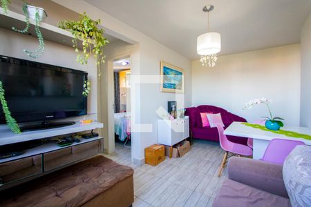 Sala de apartamento para alugar com 2 quartos, 45m² em Parque Sao Vicente, Santo André