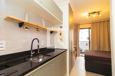 Studio para alugar com 21m², 1 quarto e sem vaga Studio para alugar com 21m², 1 quarto e sem vagaCozinha