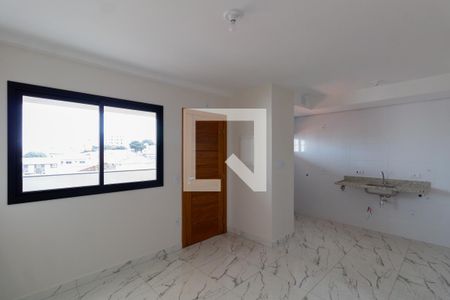 Sala e Cozinha Integrada de apartamento à venda com 1 quarto, 34m² em Vila Ré, São Paulo