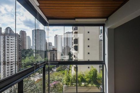 Varanda de apartamento à venda com 1 quarto, 46m² em Vila Andrade, São Paulo