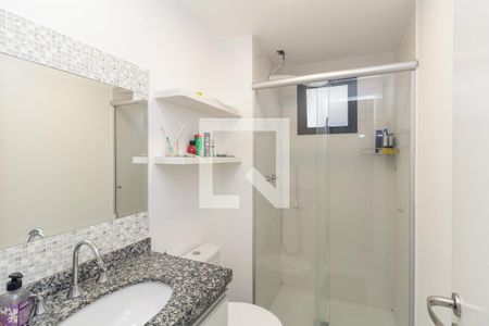 Banheiro de kitnet/studio para alugar com 1 quarto, 30m² em Campos Elíseos, São Paulo