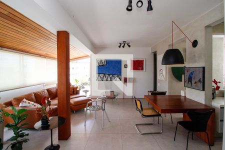 Sala de apartamento à venda com 2 quartos, 115m² em Sion, Belo Horizonte