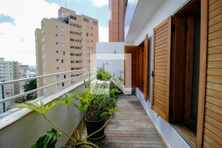 Varanda Sala de apartamento à venda com 2 quartos, 115m² em Sion, Belo Horizonte