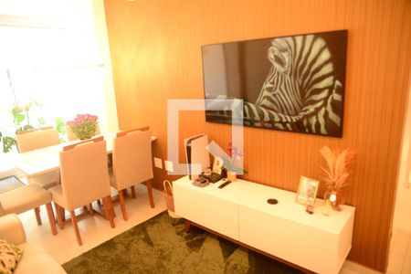 sala de apartamento para alugar com 2 quartos, 65m² em Canto do Forte, Praia Grande