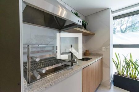 Studio para alugar com 26m², 1 quarto e sem vaga Studio para alugar com 26m², 1 quarto e sem vagaÁrea comum - Churrasqueira