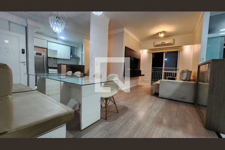 Sala de apartamento para alugar com 2 quartos, 64m² em Marapé, Santos