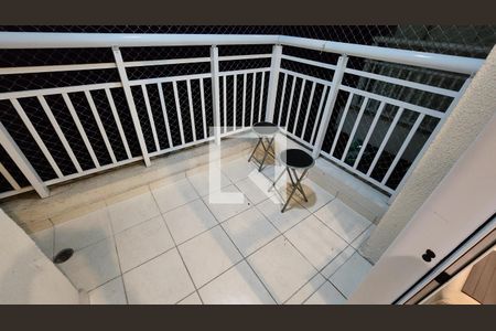 Varanda da Sala de apartamento para alugar com 2 quartos, 64m² em Marapé, Santos