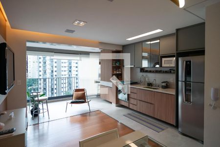 Sala / Cozinha de apartamento para alugar com 2 quartos, 65m² em Bela Vista, São Paulo
