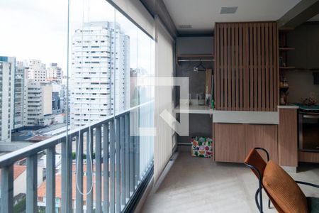 Sala Varanda Integrada de apartamento para alugar com 2 quartos, 65m² em Bela Vista, São Paulo