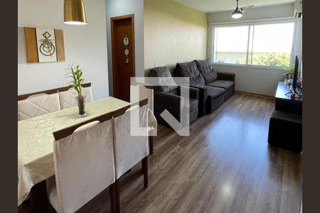 Sala de apartamento à venda com 2 quartos, 58m² em Medianeira, Porto Alegre