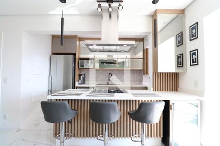 Apartamento para alugar com 80m², 2 quartos e 2 vagasDetalhe da cozinha