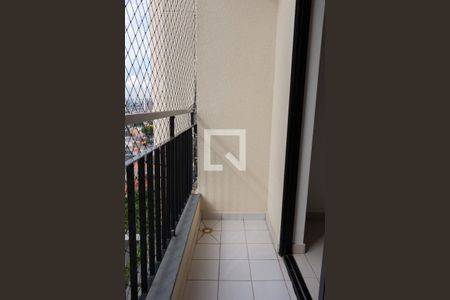 Varanda da sala  de apartamento à venda com 2 quartos, 49m² em Jardim Celeste, São Paulo