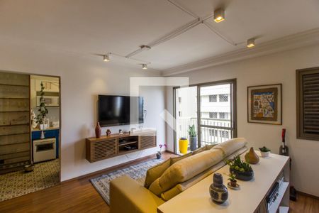 Sala de TV de apartamento à venda com 2 quartos, 80m² em Alphaville Industrial, Santana de Parnaíba