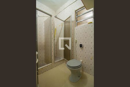 Banheiro da Suíte  de apartamento à venda com 1 quarto, 50m² em Tijuca, Rio de Janeiro