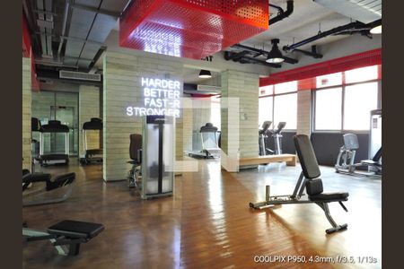 Área comum - Academia de kitnet/studio à venda com 1 quarto, 53m² em Pinheiros, São Paulo