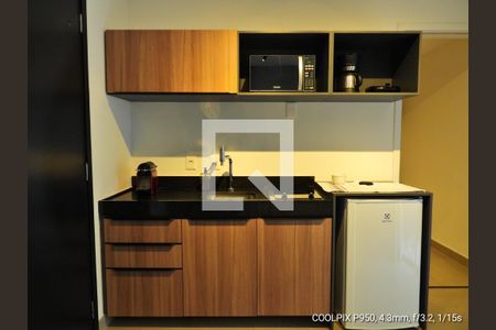Cozinha de kitnet/studio à venda com 1 quarto, 53m² em Pinheiros, São Paulo