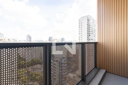 Varanda de apartamento à venda com 1 quarto, 37m² em Moema, São Paulo