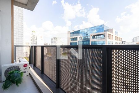 Varanda de apartamento para alugar com 1 quarto, 37m² em Moema, São Paulo