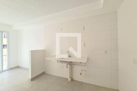 Cozinha e Área de Serviço de apartamento para alugar com 1 quarto, 30m² em Vila Santa Clara, São Paulo