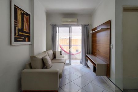 Sala de apartamento para alugar com 2 quartos, 50m² em Canto do Forte, Praia Grande
