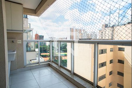 Varanda da Sala/Área de Serviço de apartamento para alugar com 1 quarto, 35m² em Consolação, São Paulo