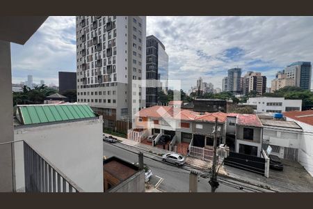 Vista da sala de apartamento à venda com 3 quartos, 92m² em Pinheiros, São Paulo