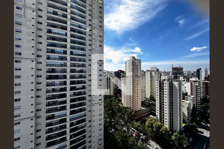 Vista Sala de apartamento para alugar com 2 quartos, 57m² em Cidade Monções, São Paulo