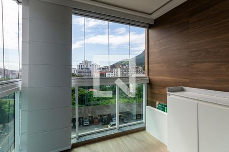 Varanda da Sala de apartamento à venda com 2 quartos, 66m² em Tijuca, Rio de Janeiro